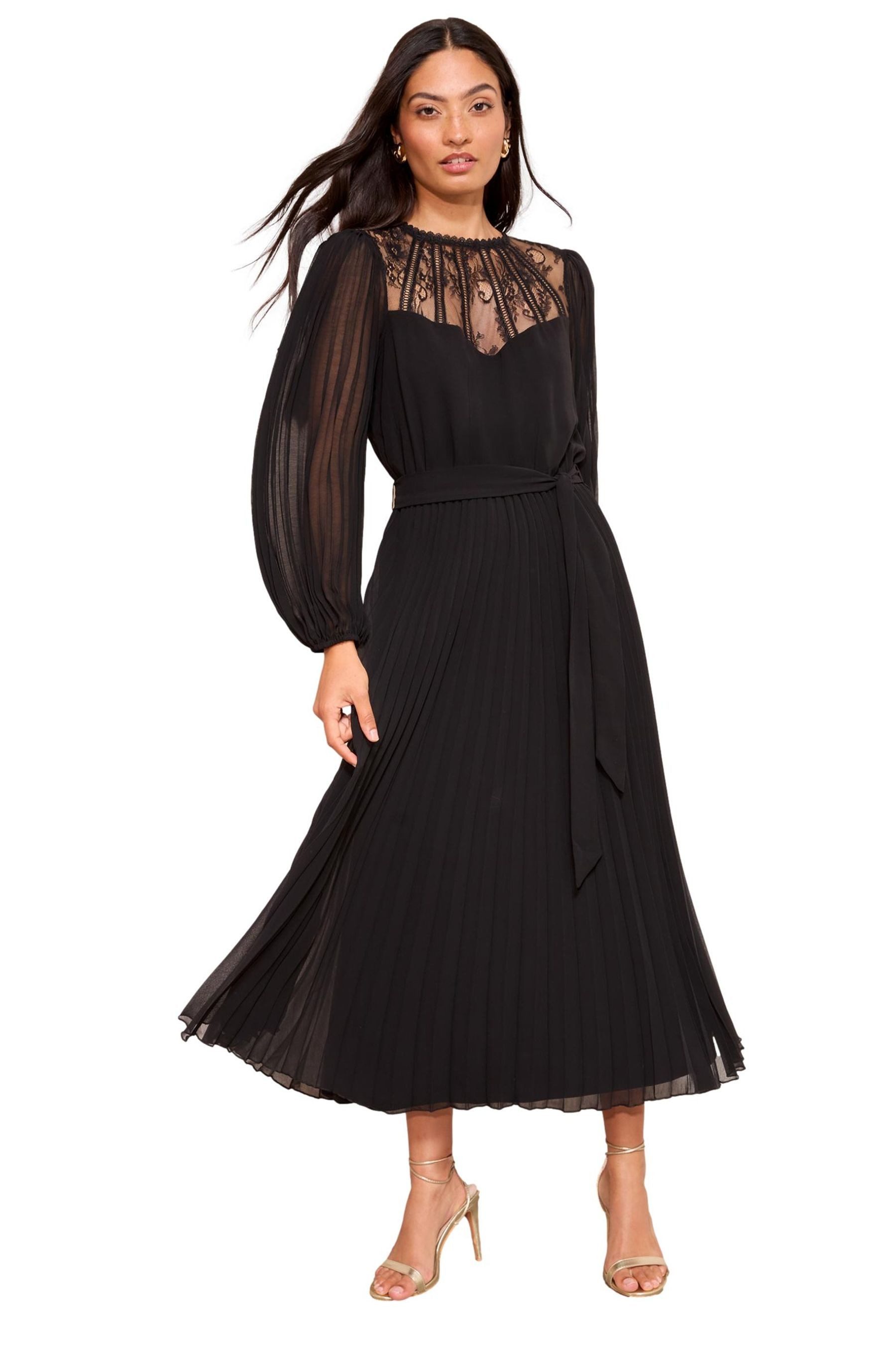 Friends Like These Midikleid Friends Like These Midikleid aus Chiffon, Regu günstig online kaufen