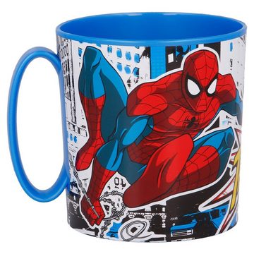 Spiderman Kindergeschirr-Set (7-tlg), Kunststoff, Kinder Frühstückset