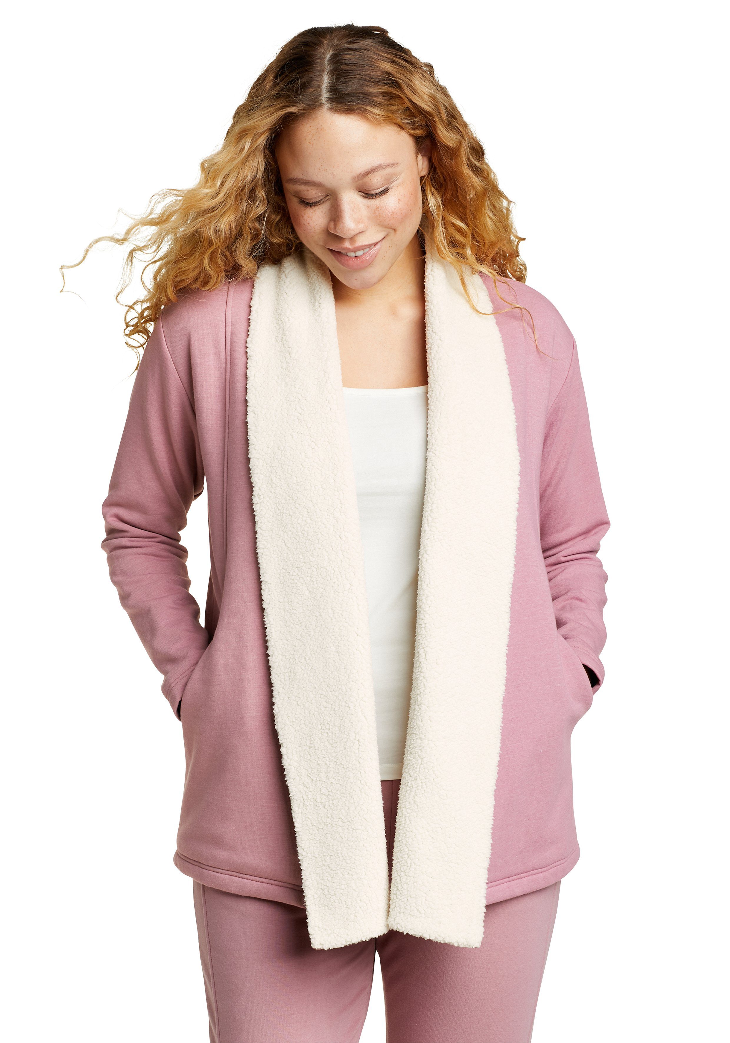 Lodge Anemonenlila Cardigan Bauer Cardigan Snow Plüschfutter Eddie mit