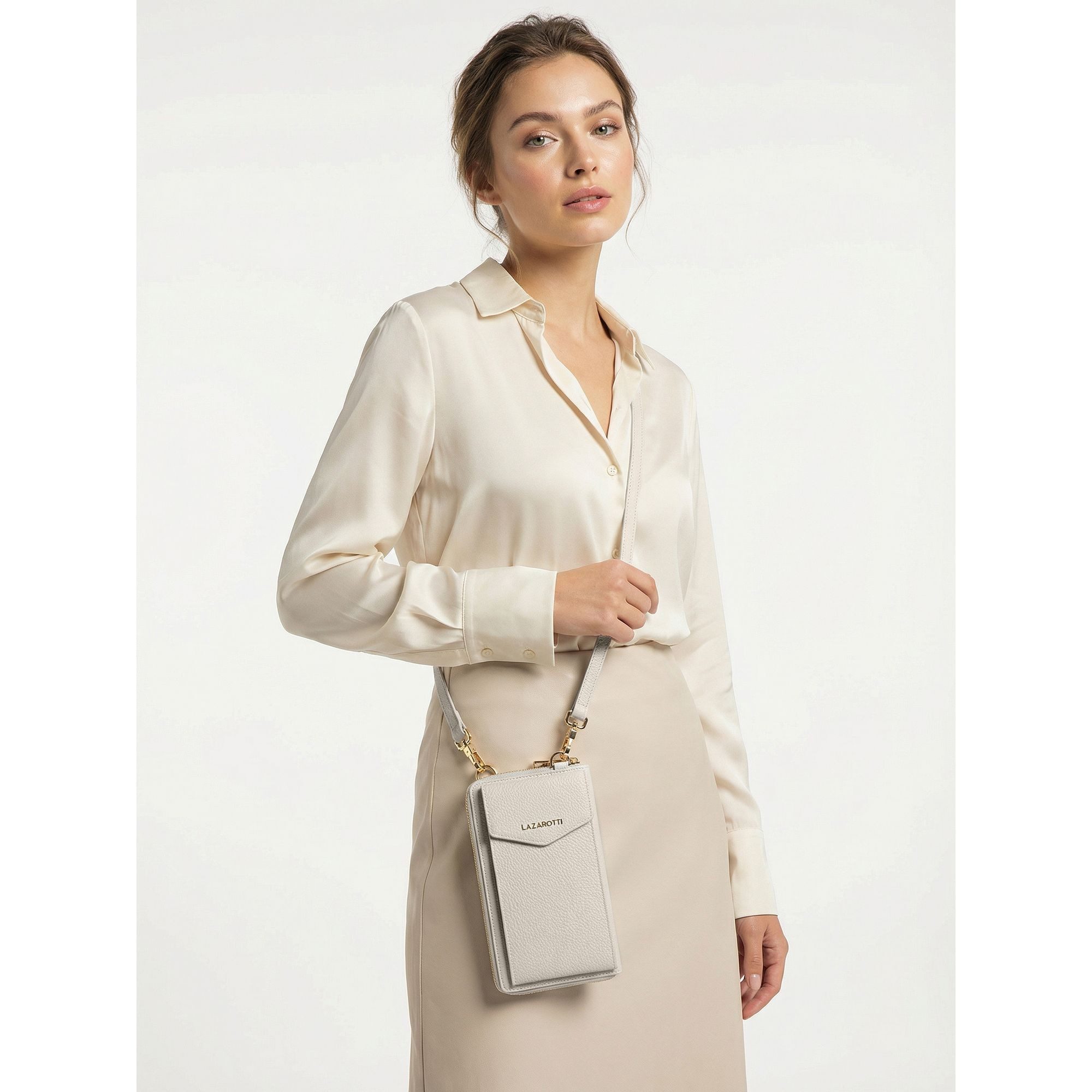 Lazarotti Smartphone-Hülle Bologna Leather, Leder