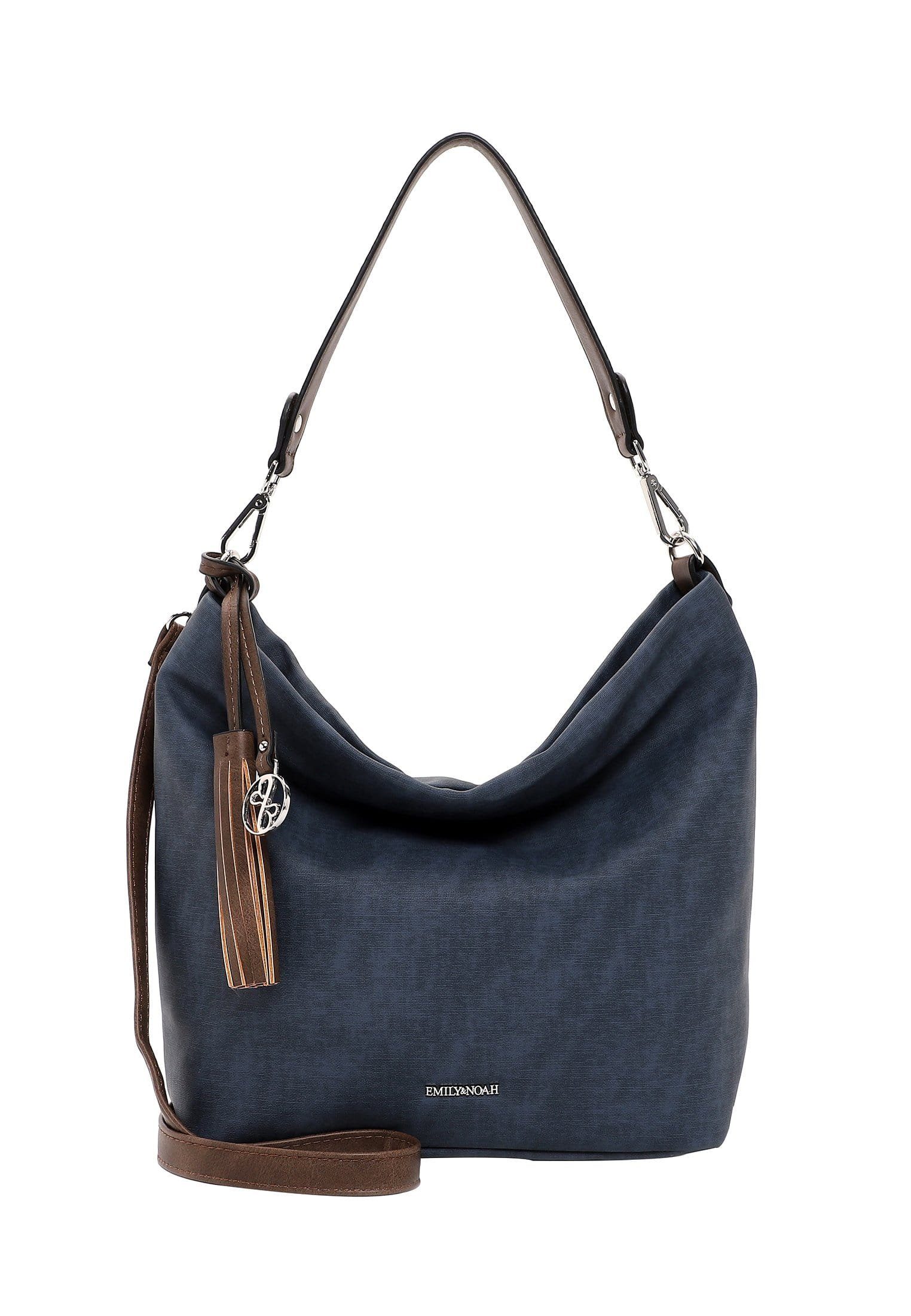 509 & Elke, EMILY Damen NOAH Handtasche blue/taupe E&N Für