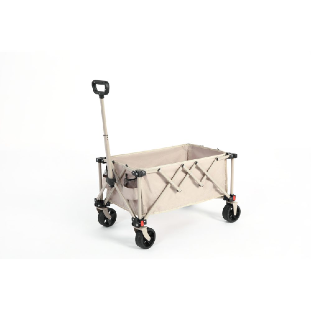 BBWL Handwagen Faltbarer Bollerwagen mit All Terrain Rädern verstellbarem Griff, Transportwagen Outdoor Handwagen robust Camping Garten