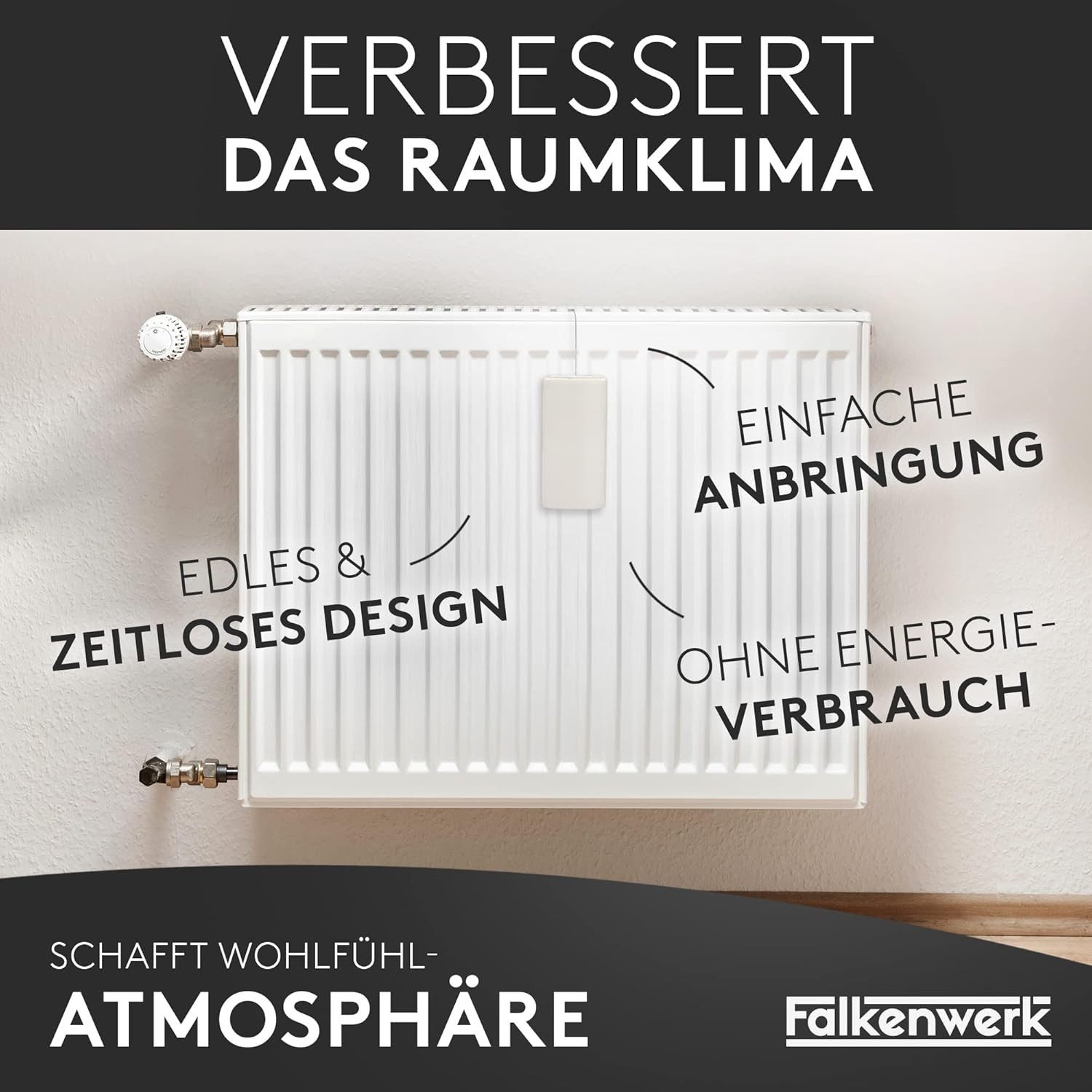 Falkenwerk Luftbefeuchter für Heizungen [3 Stück] - Universeller Luftbefeuc günstig online kaufen