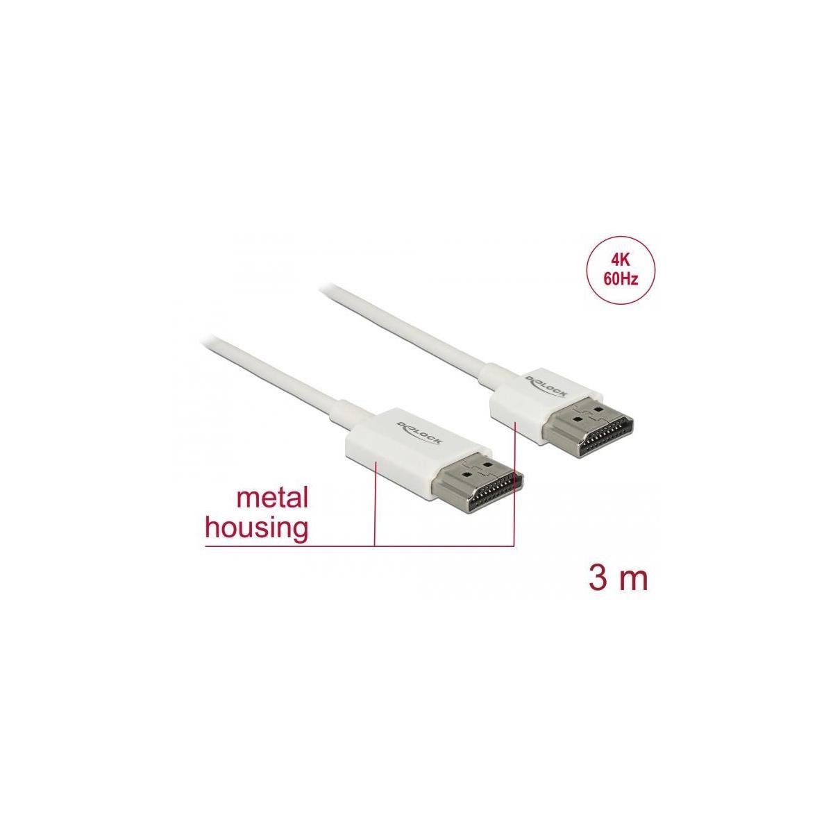 Delock Kabel High Speed HDMI mit Ethernet - HDMI-A Stecker >... Computer-Kabel, HDMI-A, HDMI (300,00 cm)