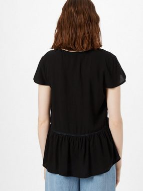 Vero Moda T-Shirt NADS (1-tlg) Drapiert/gerafft, Spitze, Schößchen