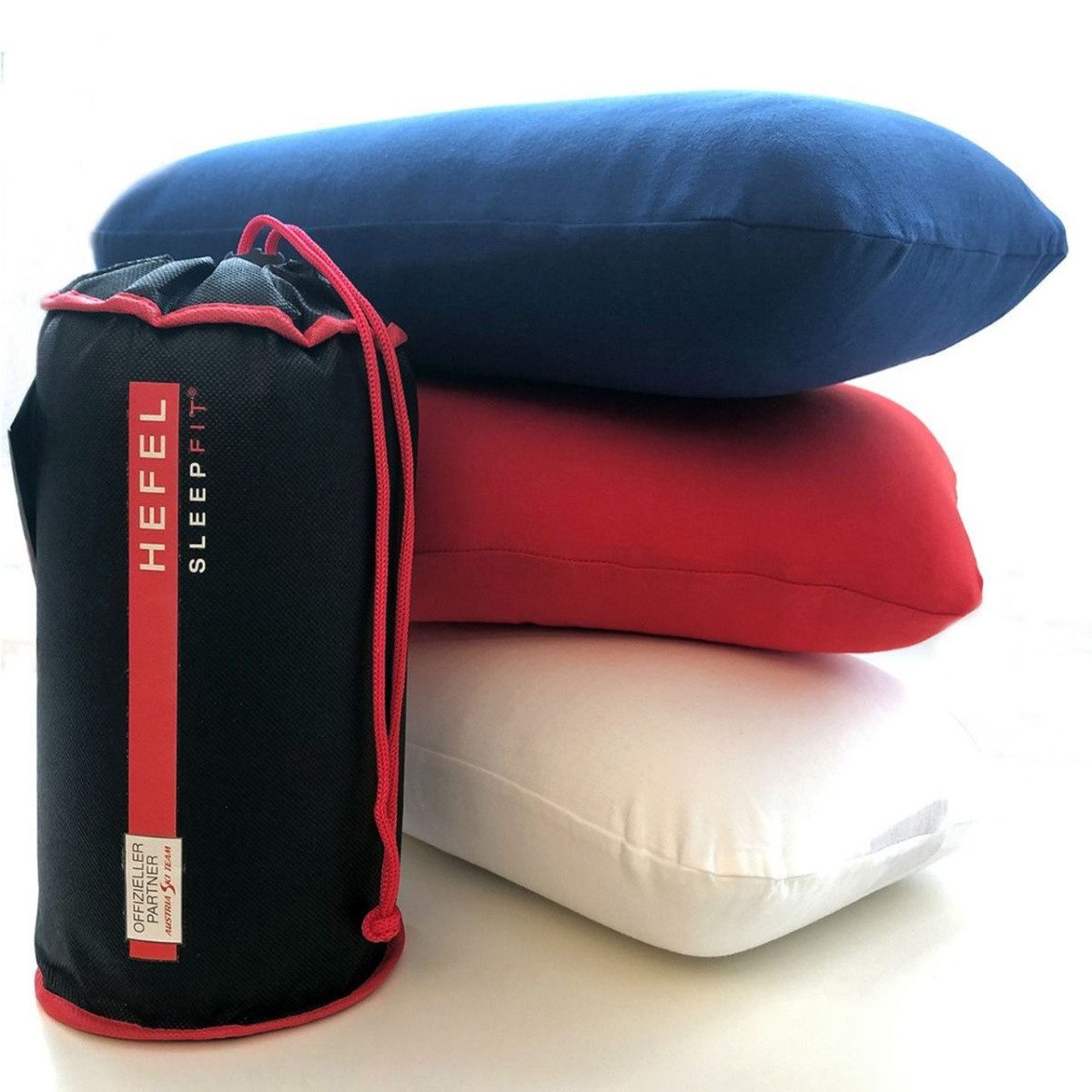 Hefel Kissenbezug für Reisekissen Sleep-Fit aus Jersey, (1 Stück), bis 60° C waschbar