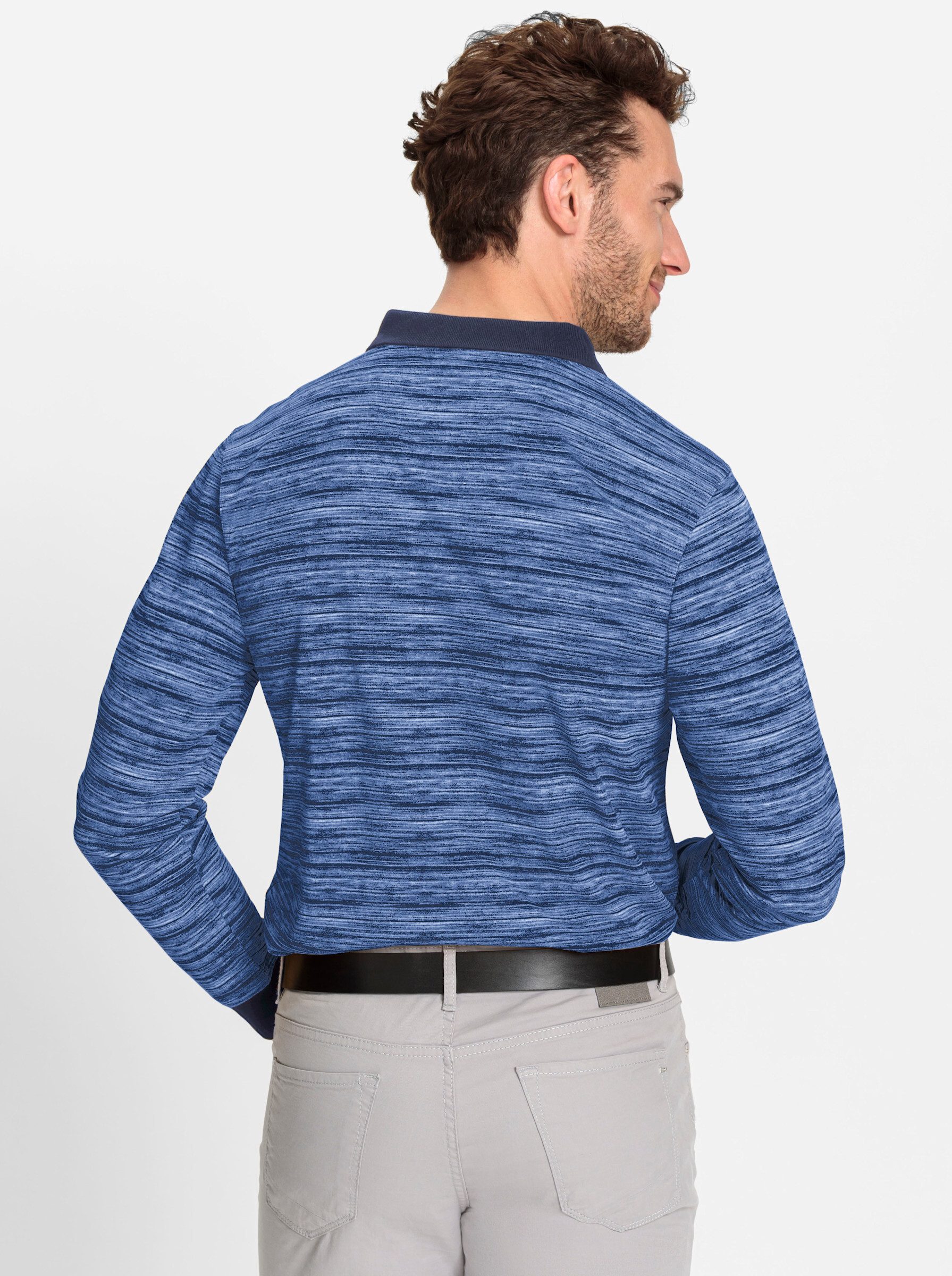 Hajo T-Shirt Langarm-Poloshirt Langarm