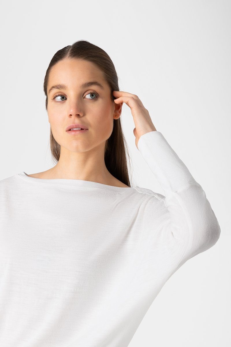 SUPER.NATURAL Langarmshirt für Damen aus Merino günstig online kaufen
