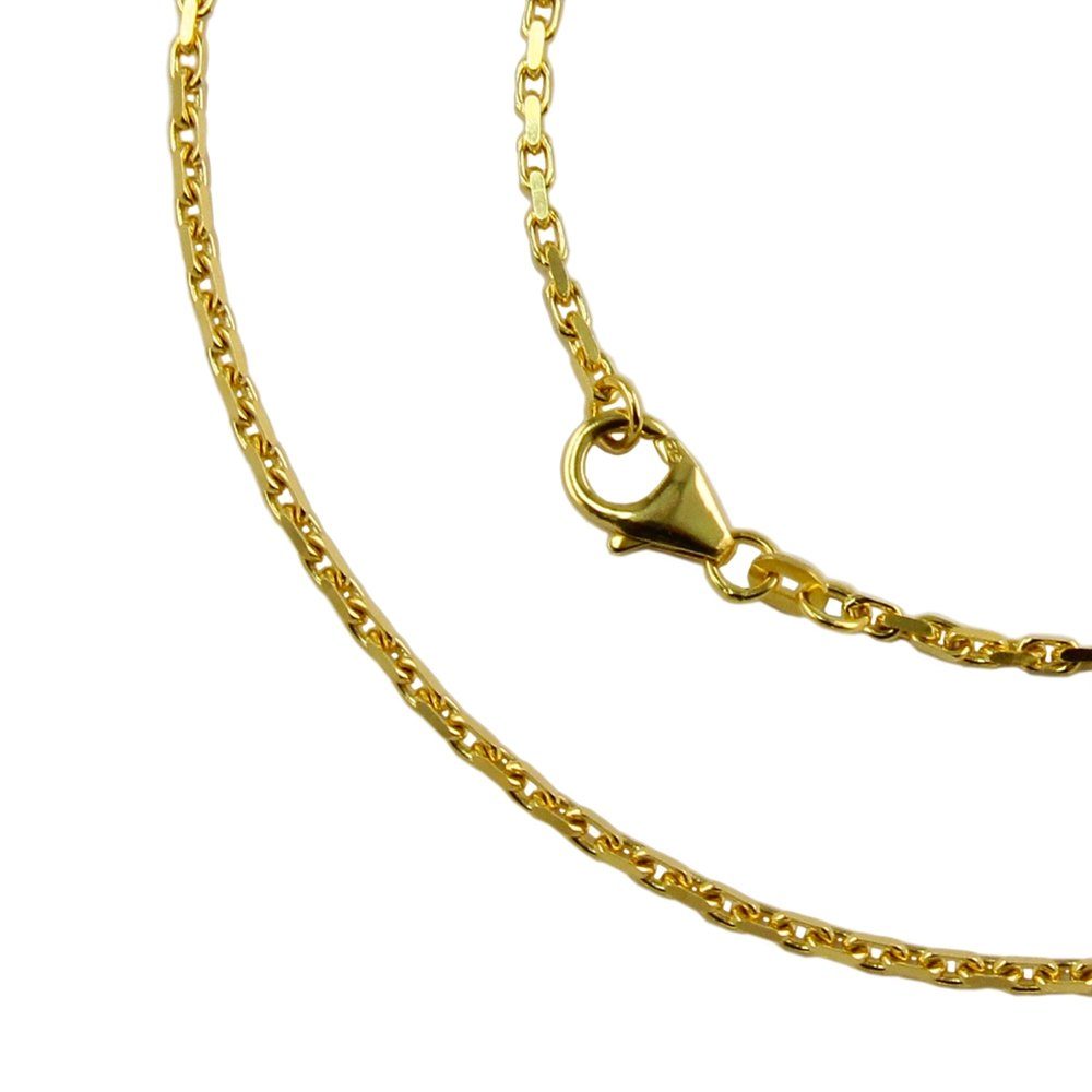 Erario D\'Or cm Ankerkette Goldarmband 585 massiv GOLD 18,5 Armband diamantiert