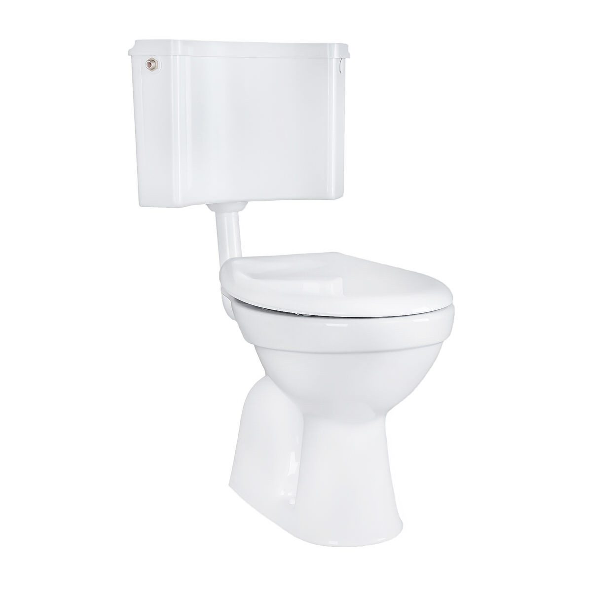 Belvit Tiefspül-WC BV-SW4001-T+BV-AP2001-SET, Belvit WC Set Taharet Bodenabgang mit Bidet Funktion, Softclose