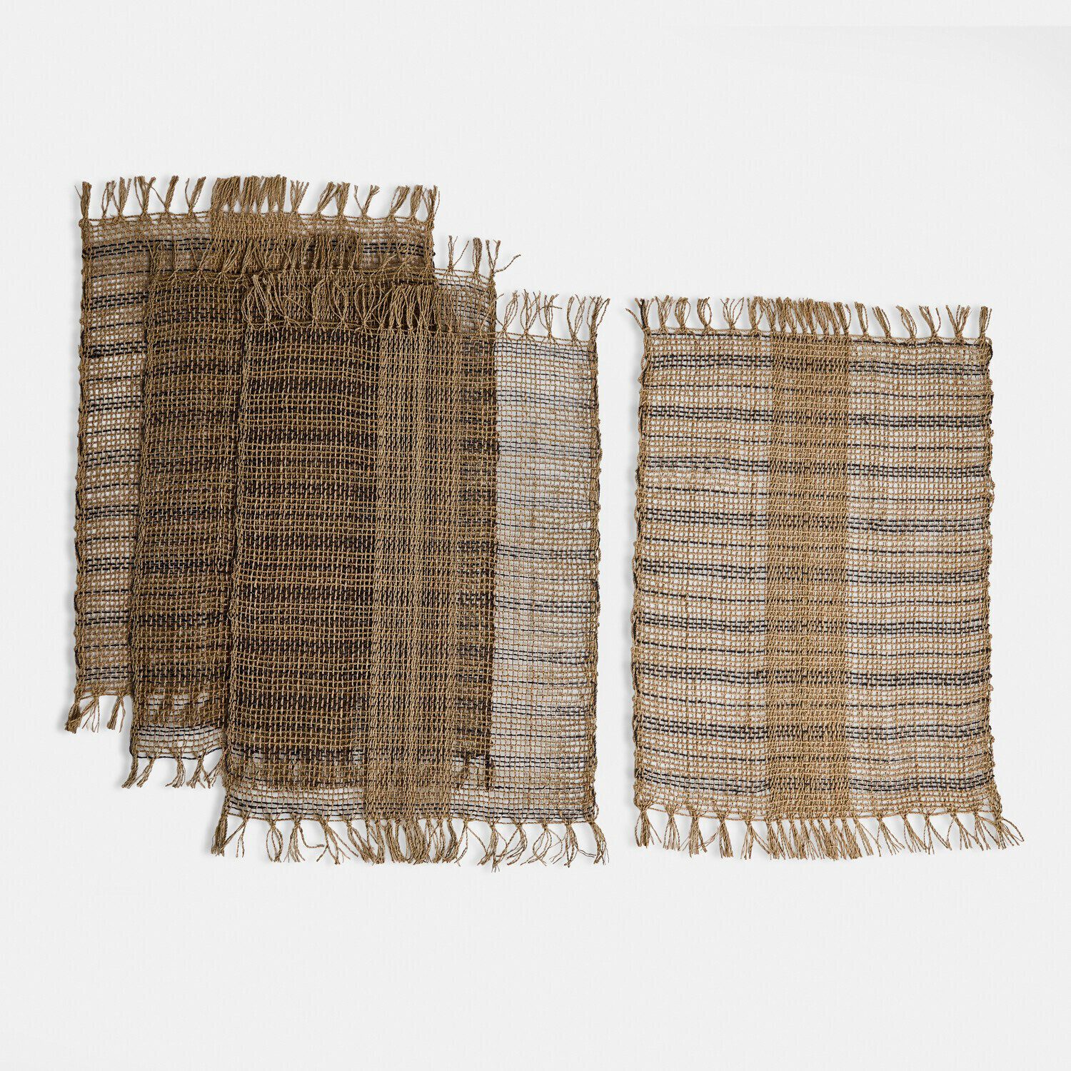 Mirabeau Platzset Platzset 4er Set Amérieux braun/schwarz