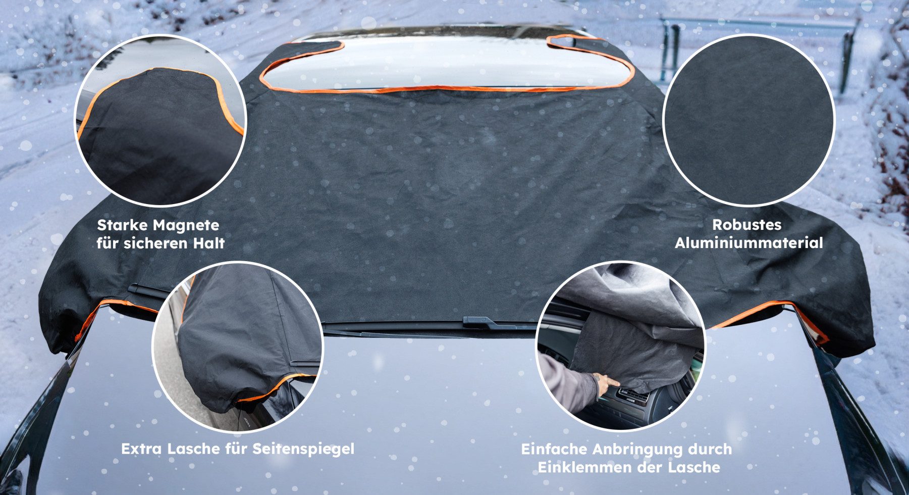 Trend Line Car Cover TrendLine Magnetic Windscreen Cover for Cars 280