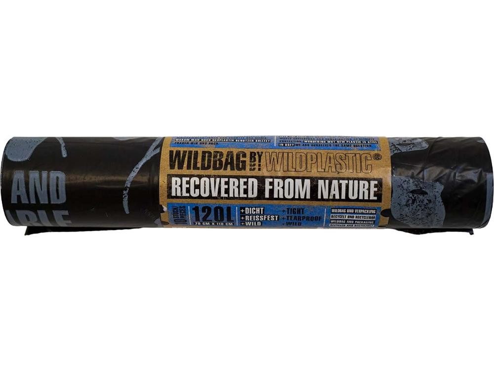 WILDPLASTIC Müllbeutel Wildplastic Müllbeutel 'Wildbag' 120 l, Stärke: 35