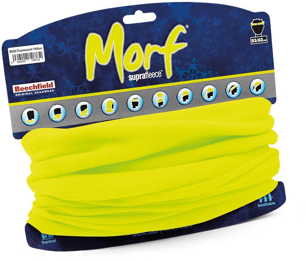 Beechfield® Multifunktionstuch Suprafleece® Schlauchschal CB920 Morf® Halstuch Schal 74x25 cm Fluorescent Yellow