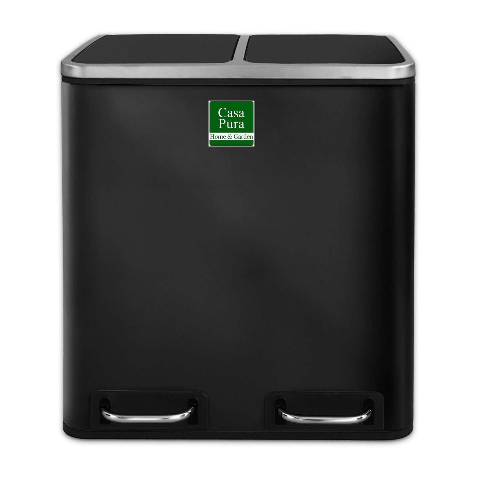 Karat Mülltrennsystem Fred, Mülleimer, 4 Farben & 4 Größen, 2-Fach-Trennsystem, 30 Liter Fassungsvermögen