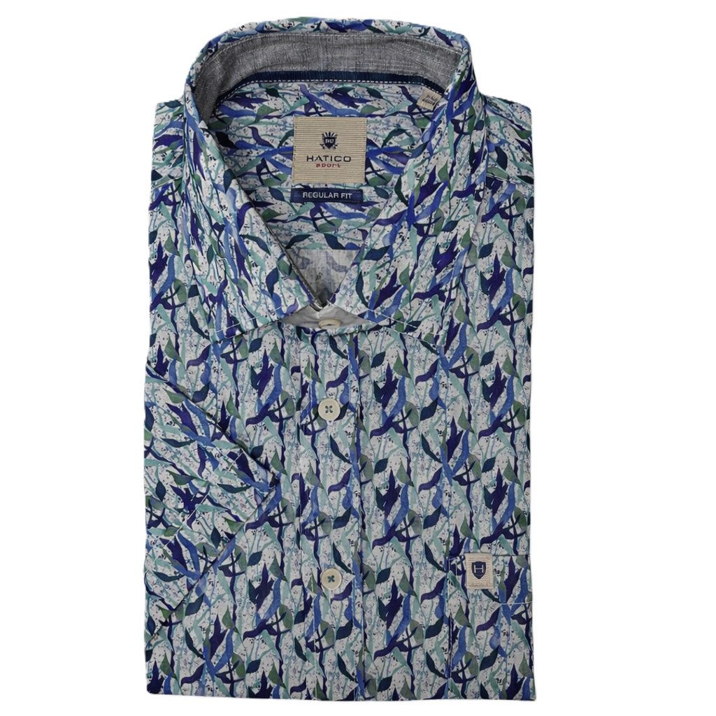 Hatico Kurzarmhemd – Hemd kurzarm – Regular Fit – Casual Hemd