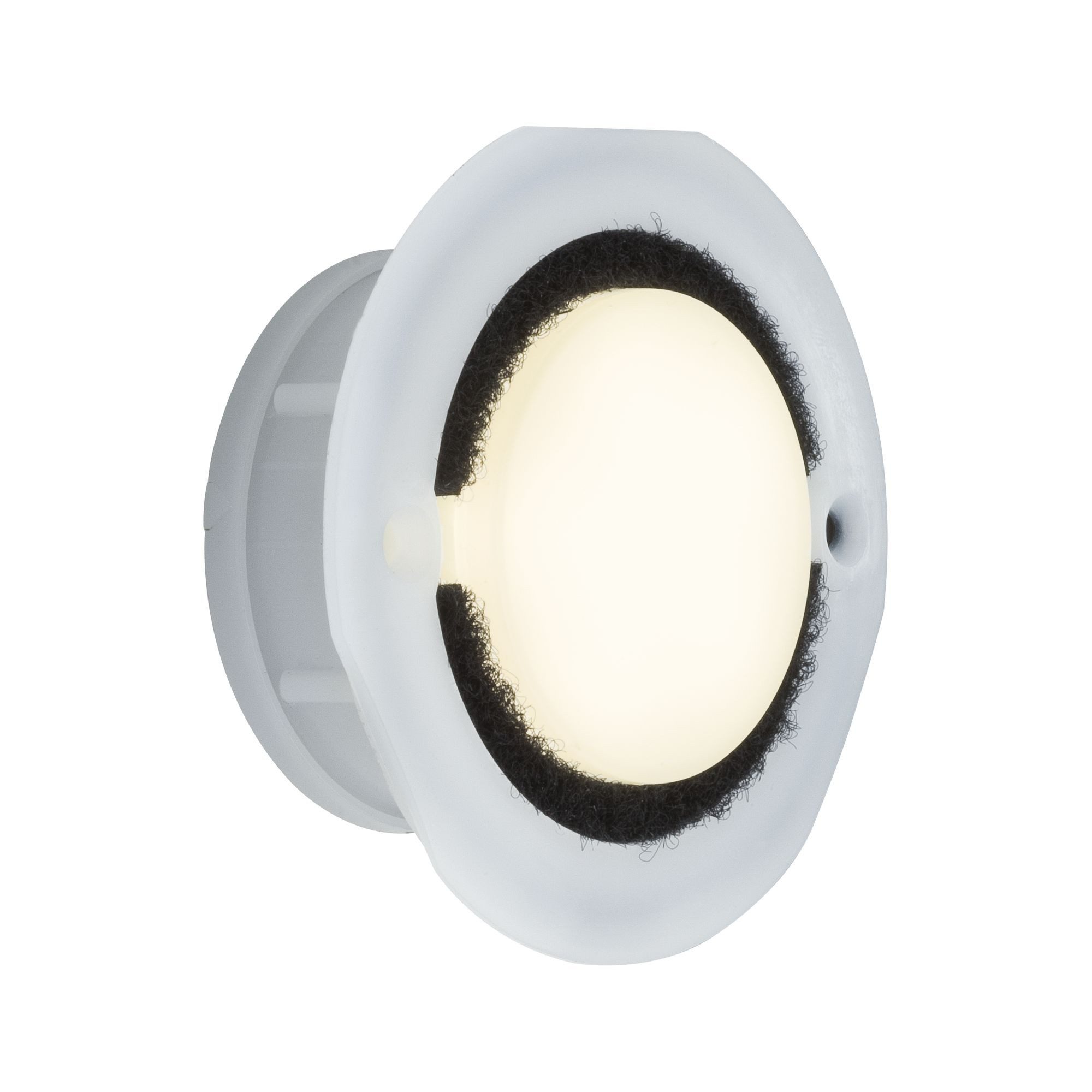 Paulmann LED Wandleuchte Special Line IP65 rund 76mm 1,4W 140lm 230V 3000K Opal, LED fest integriert, Warmweiß, Wandeinbauleuchte