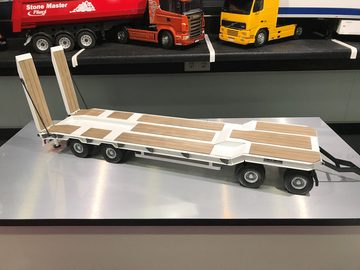 CARSON RC-Truck Carson RC Tiefladeanhänger TU4 Goldhofer 4 Achsen 1/14