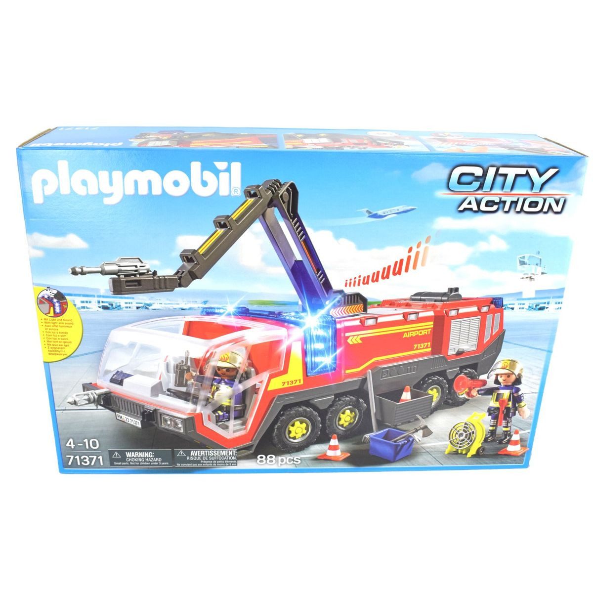 Playmobil® Playmobil 71371 Flughafenlöschfahrzeug 88tlg. Spielbausteine, (8 günstig online kaufen