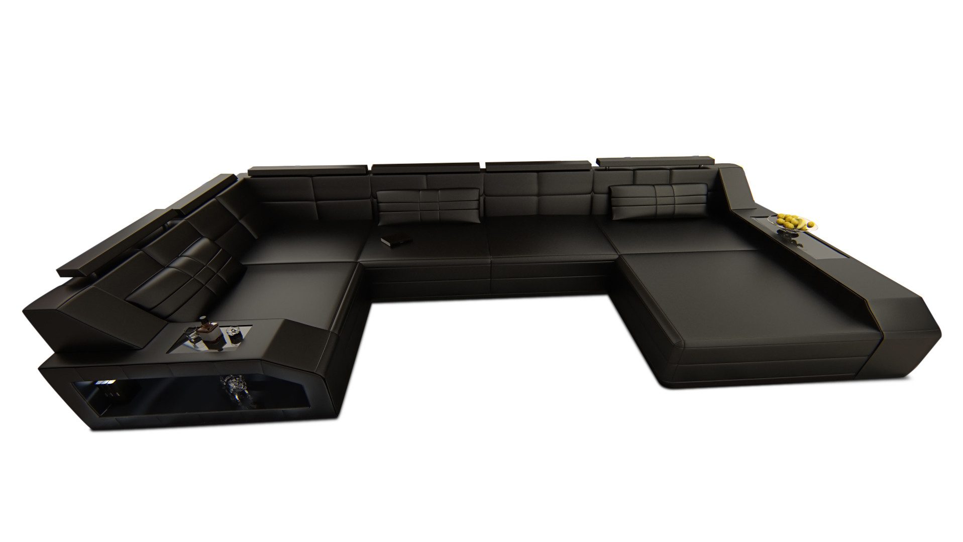 Sofa Dreams Wohnlandschaft Sofa Leder Ledercouch günstig online kaufen