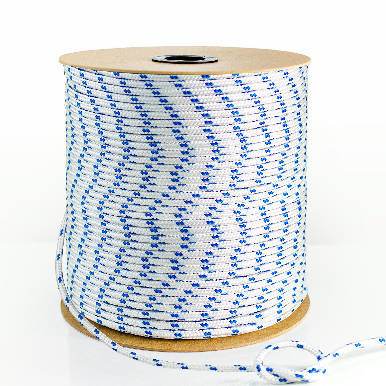 DQ-PP DQ-PP POLYPROPYLENSEIL 25m, 2-20mm, Flechtleine, Textilseil, Rope Seil, Kunststoffseil, Leine Schnur, Kordel, Weiss, Schwarz, Blau