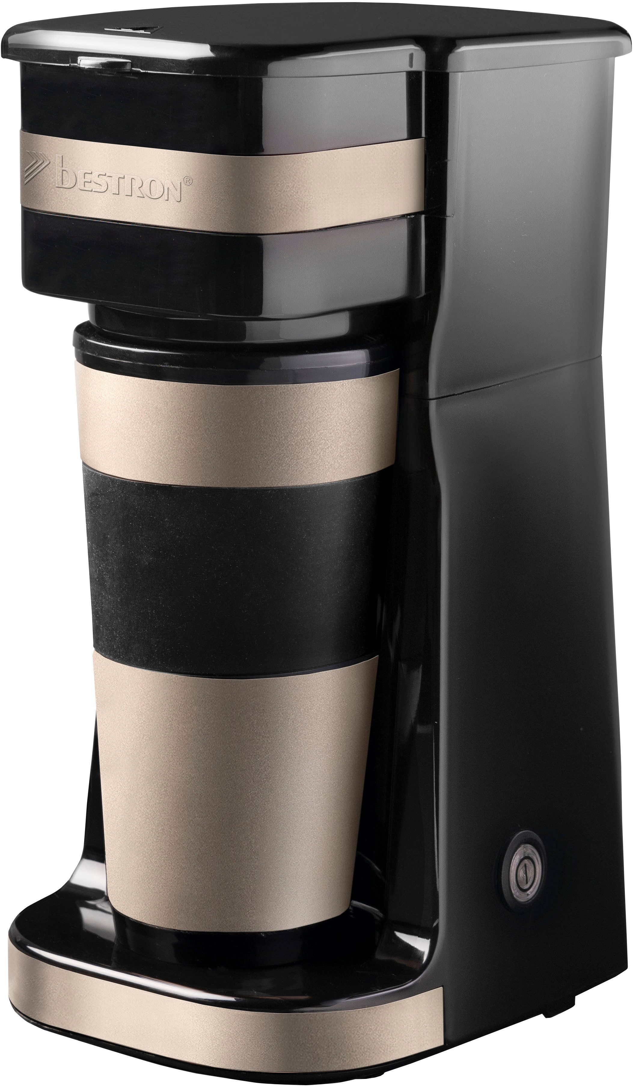 Filterkaffeemaschine ACM112SAT, mit Isolierbecher, Permanentfilter, für 2 Große Tassen