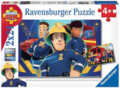 Ravensburger Puzzle Feuerwehrmann Sam, Sam hilft in der Not, 48 Puzzleteile, Made in Europe, FSC® - schützt Wald - weltweit