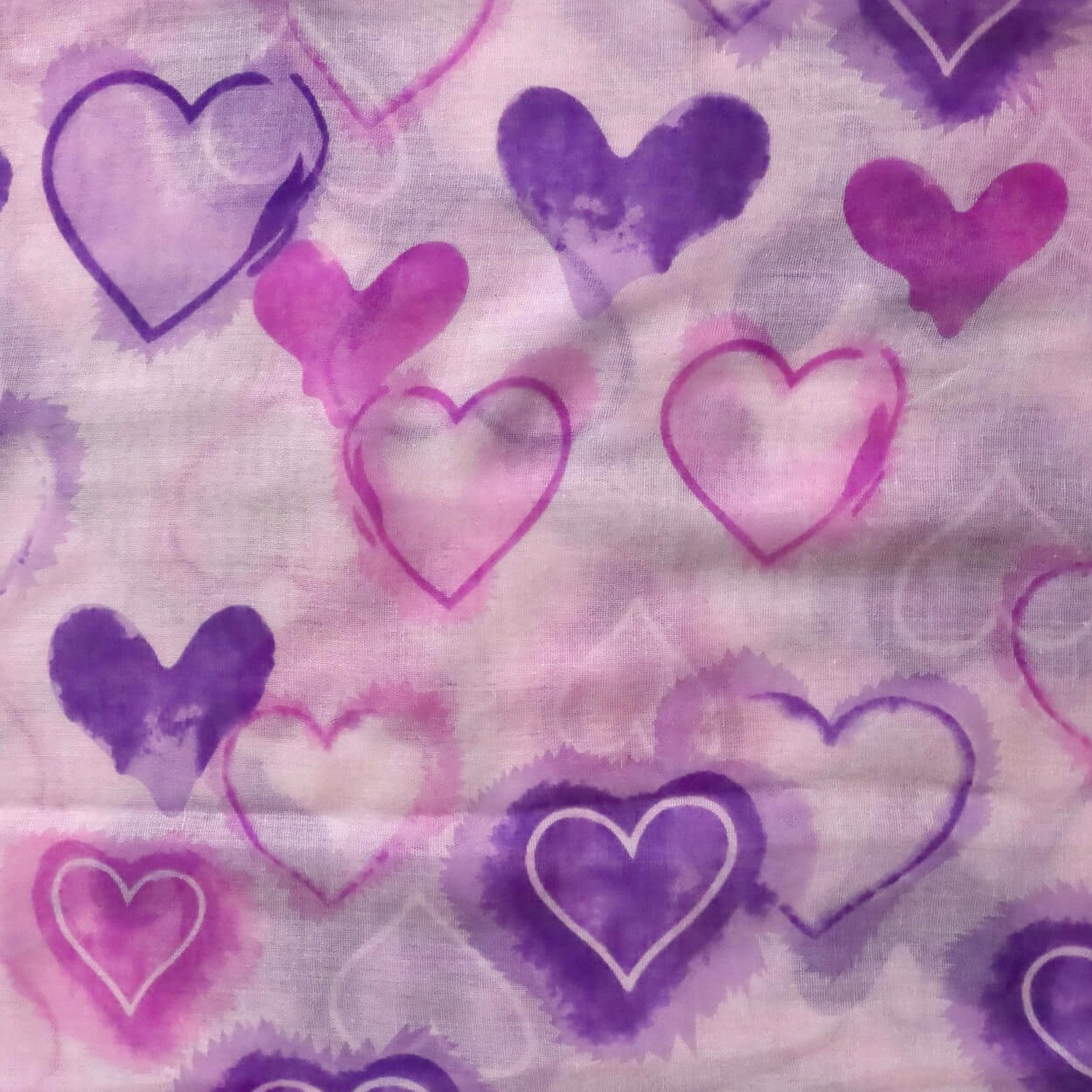 chic4home Loop Voyage Vibes, (1-St. 1-teilig), Damen Loop-Schal Schlauchschal Herzchen Muster