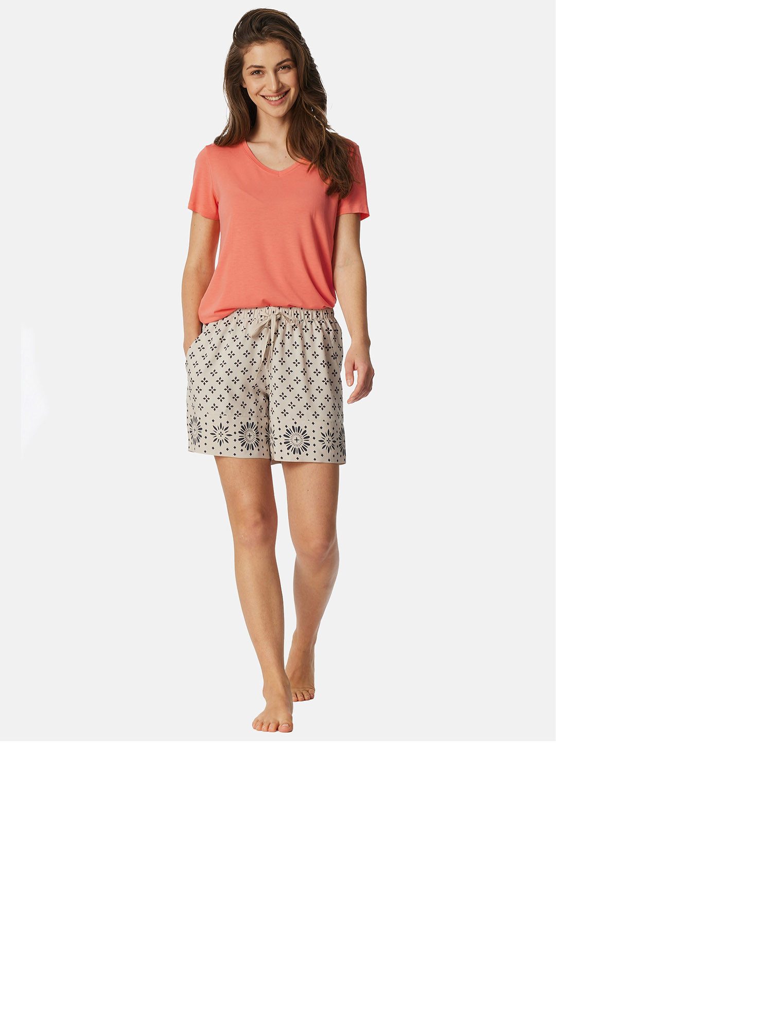 Schiesser Pyjamashorts Mix & Relax Web günstig online kaufen