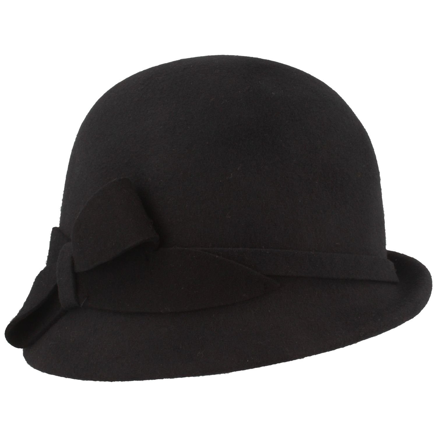Asymmetrischer Zylinder Hut - Steam-Punk Wollhut Unisex Handgefertigt