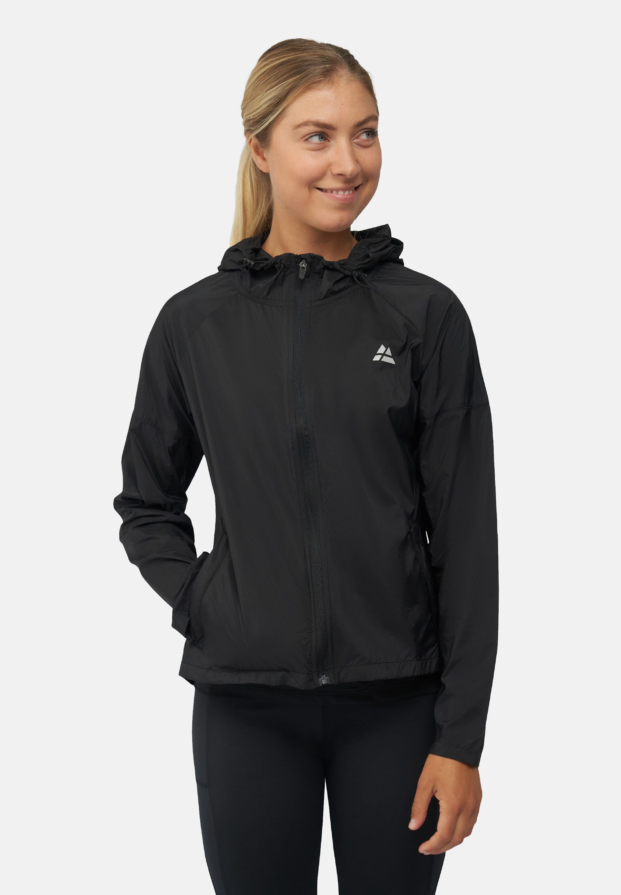 DANISH ENDURANCE Windbreaker Airguard Running Windbreaker Laufjacke mit Kapuze & Full Zip