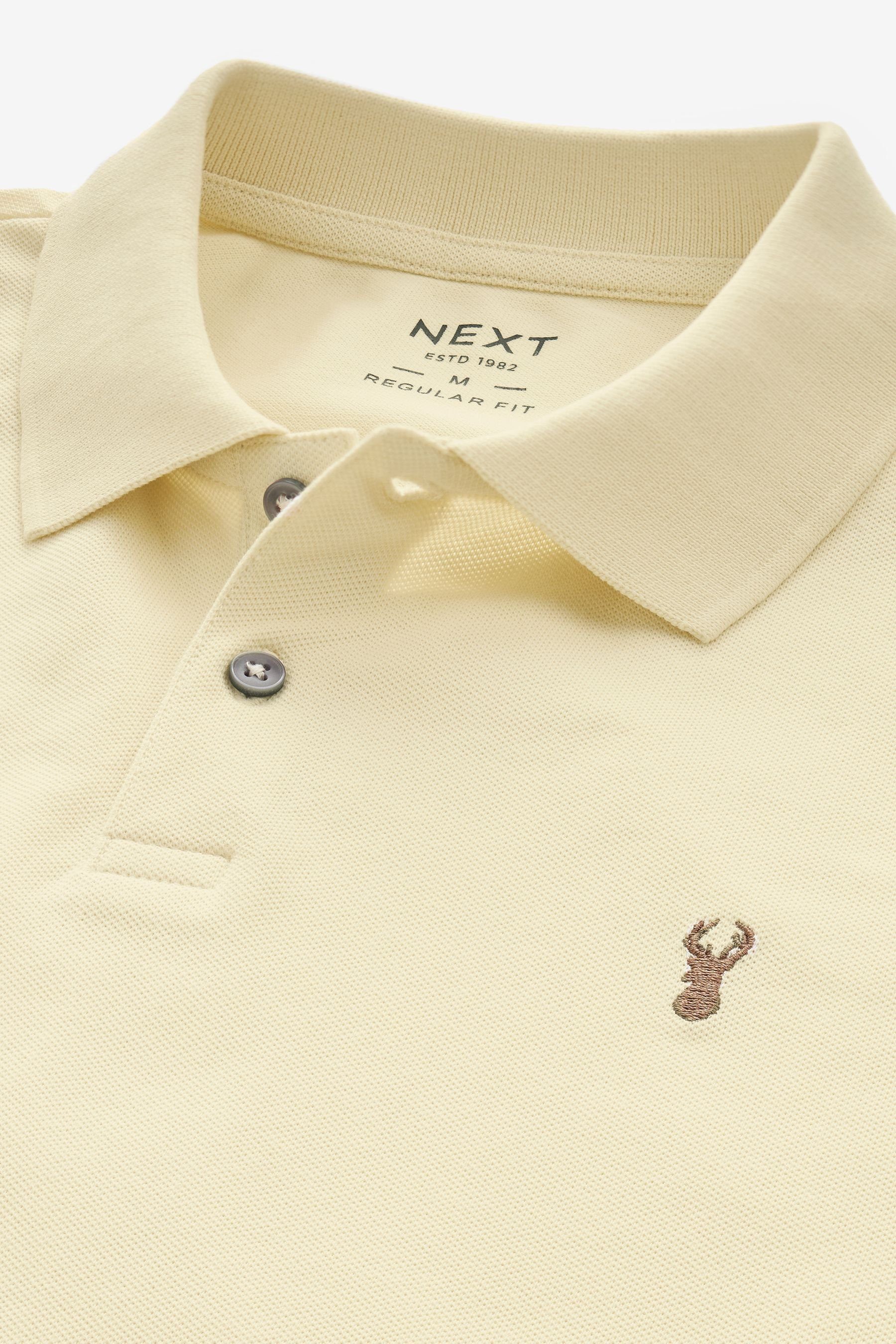 Next Poloshirt Piqué-Poloshirt Cream (1-tlg)