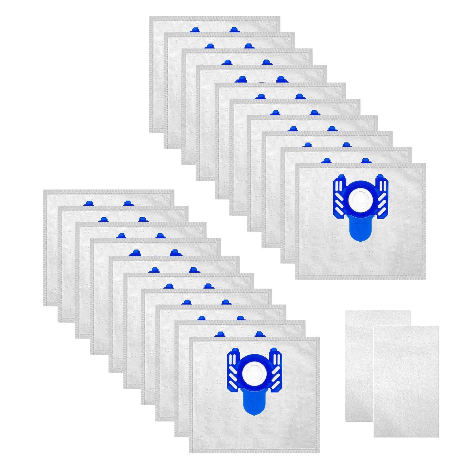 ARLI Staubsaugerbeutel 20x Staubsaugerbeutel, passend für AEG, 20 St., SCE0 SCE1 SCE2 SCE3 SECE 0 1 2 3 Vlies + Filter