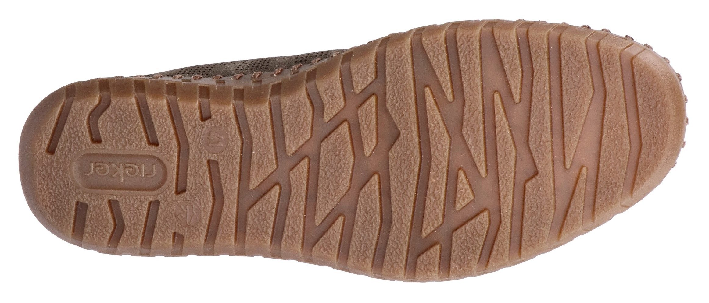 Rieker Slipper, Loafer, Schlupfschuh, Casual-Slipper mit kleinen Stretcheinsätzen