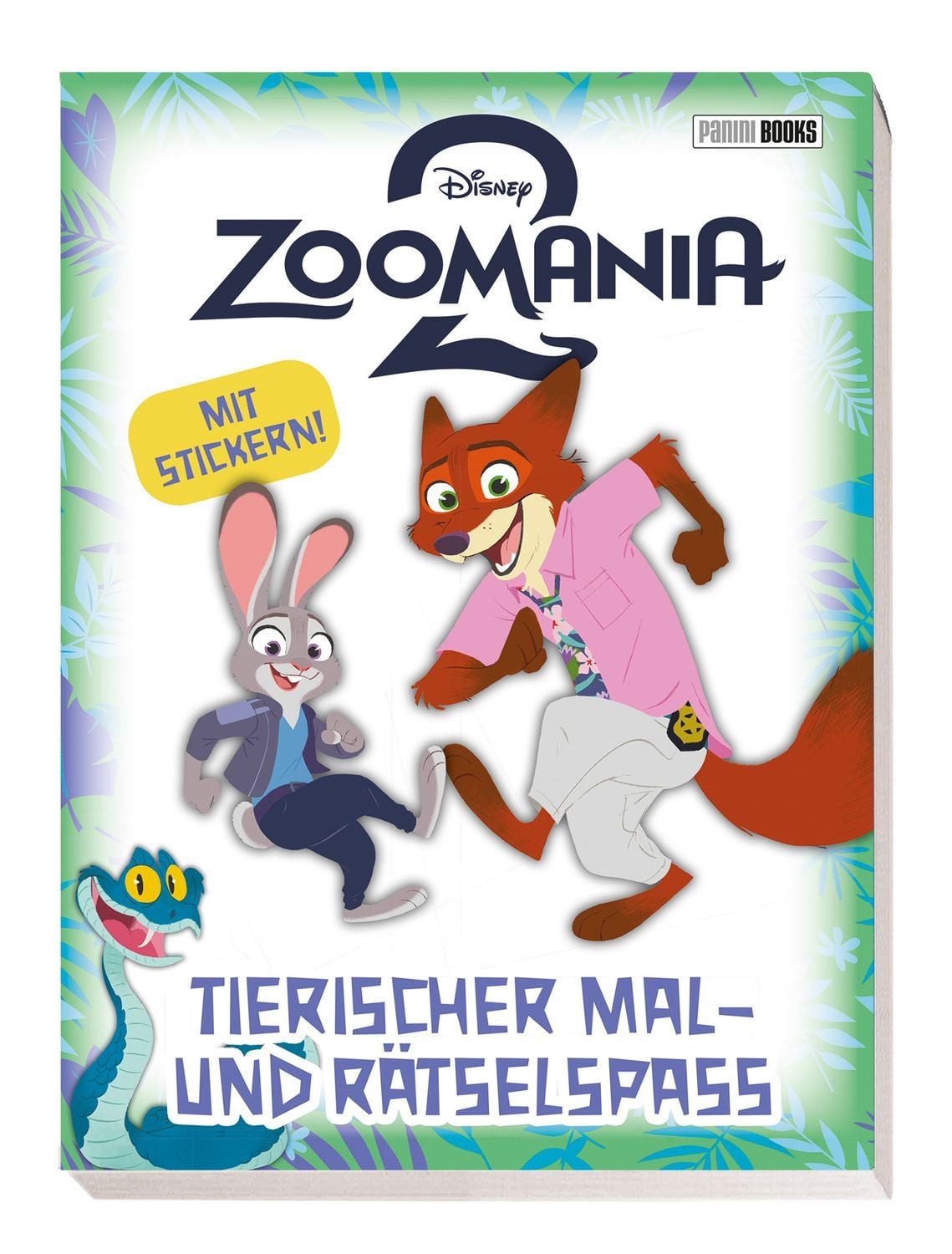 Disney Zoomania 2: Tierischer Mal- und Rätselspaß - Mit Stickern! / Walt Disney, Panini