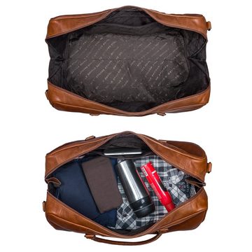 STILORD Weekender "Jarvis" exklusive Leder Reisetasche für Damen und Herren