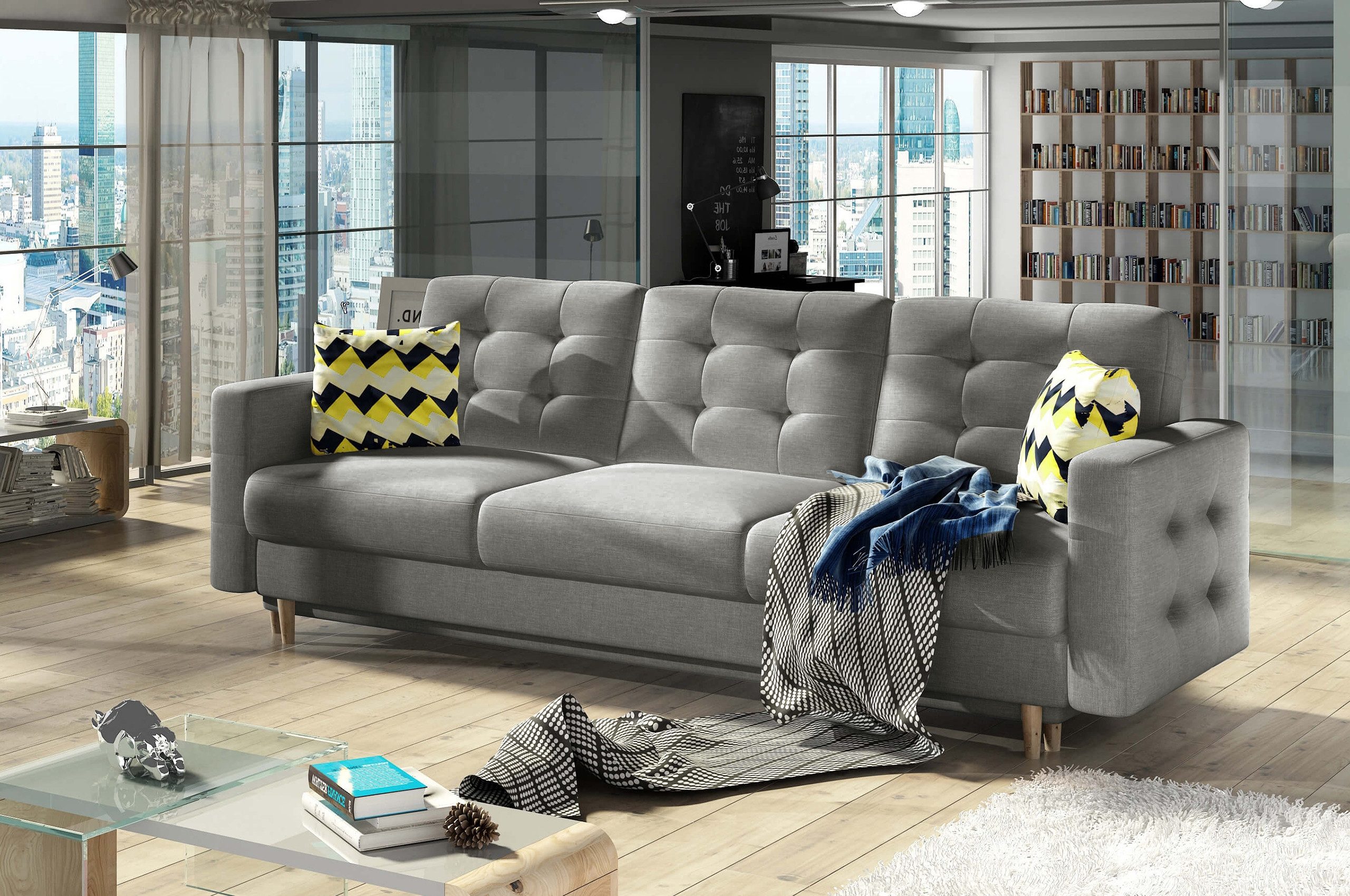 MF Design 3-Sitzer Thor, mit Bettfunktion