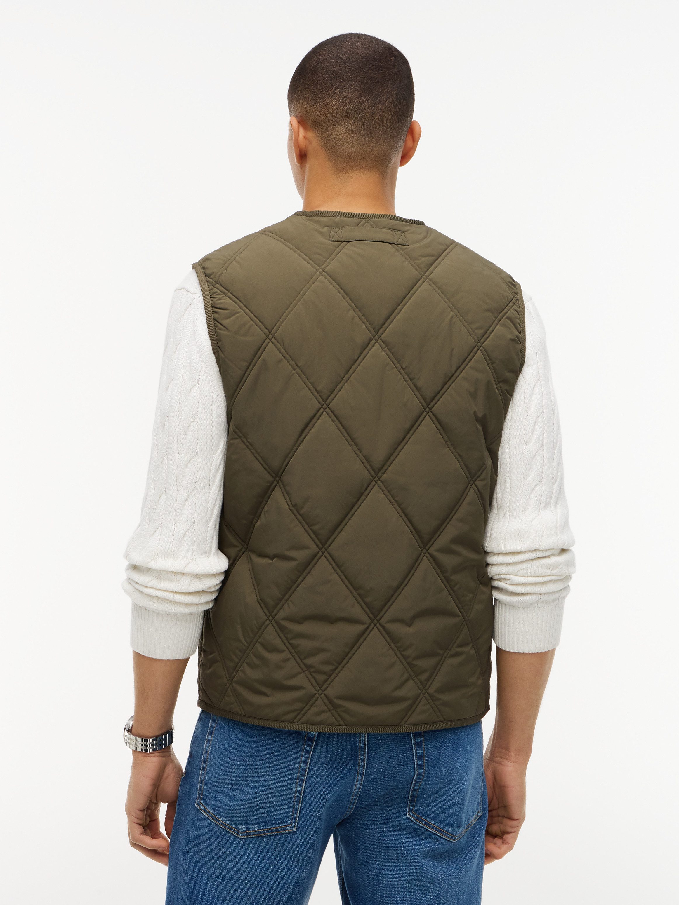 Tommy Hilfiger Steppweste DIAMOND QUILT mit Rautensteppung und Reißverschluss