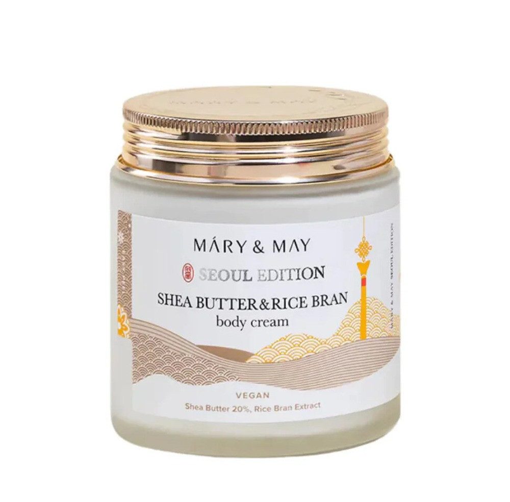 MARY & MAY Körpercreme Körpercreme mit Sheabutter und Reiskleie 250 ml