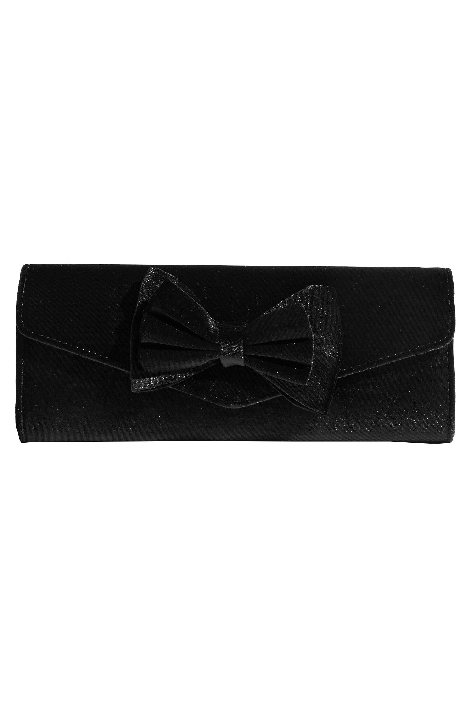 Clutch Lipsy Clutch-Tasche mit Schleife aus Samt