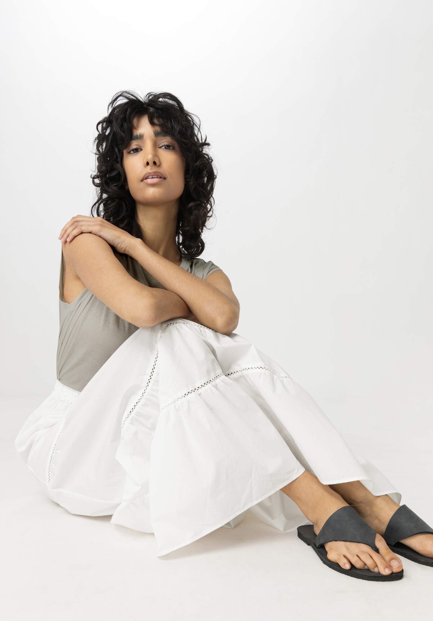 Hessnatur Midirock Maxi Relaxed aus reiner günstig online kaufen
