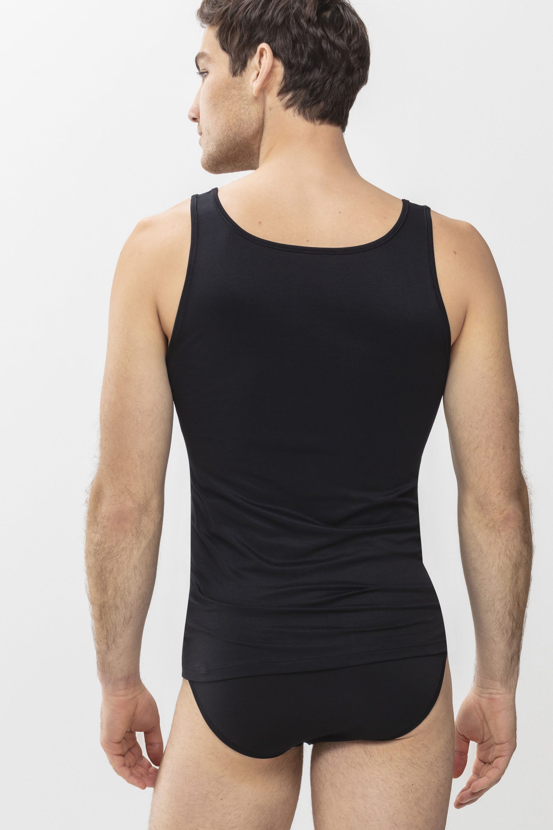 Mey Unterziehshirt Mey Herren Athletic-Shirt Serie Software Uni (1-St) Schmale Träger, Feinripp, ohne Seitennähte, Modal-Mix – Bild 4 von 4