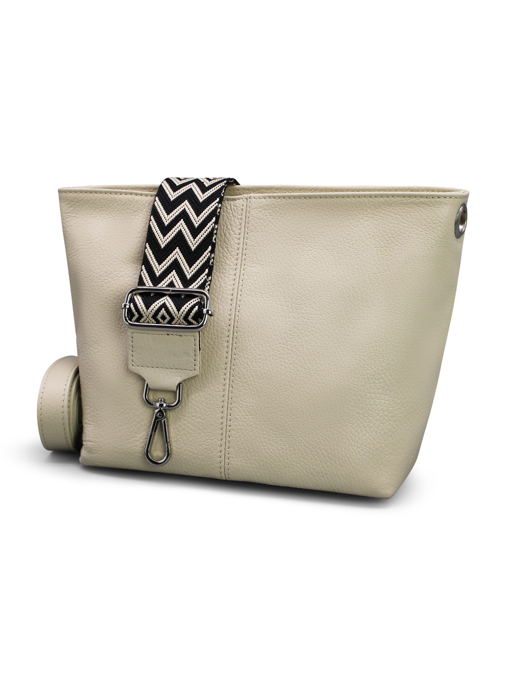 Adel Bags Schultertasche Vera Echt Leder Umhängetasche mit Innenfächern – 10 Farben, echtes Leder