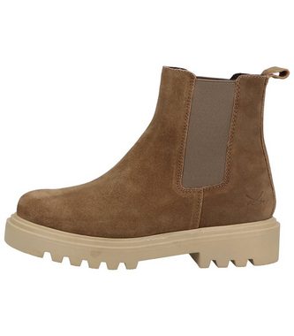 Sansibar Stiefelette Leder/Textil Stiefelette