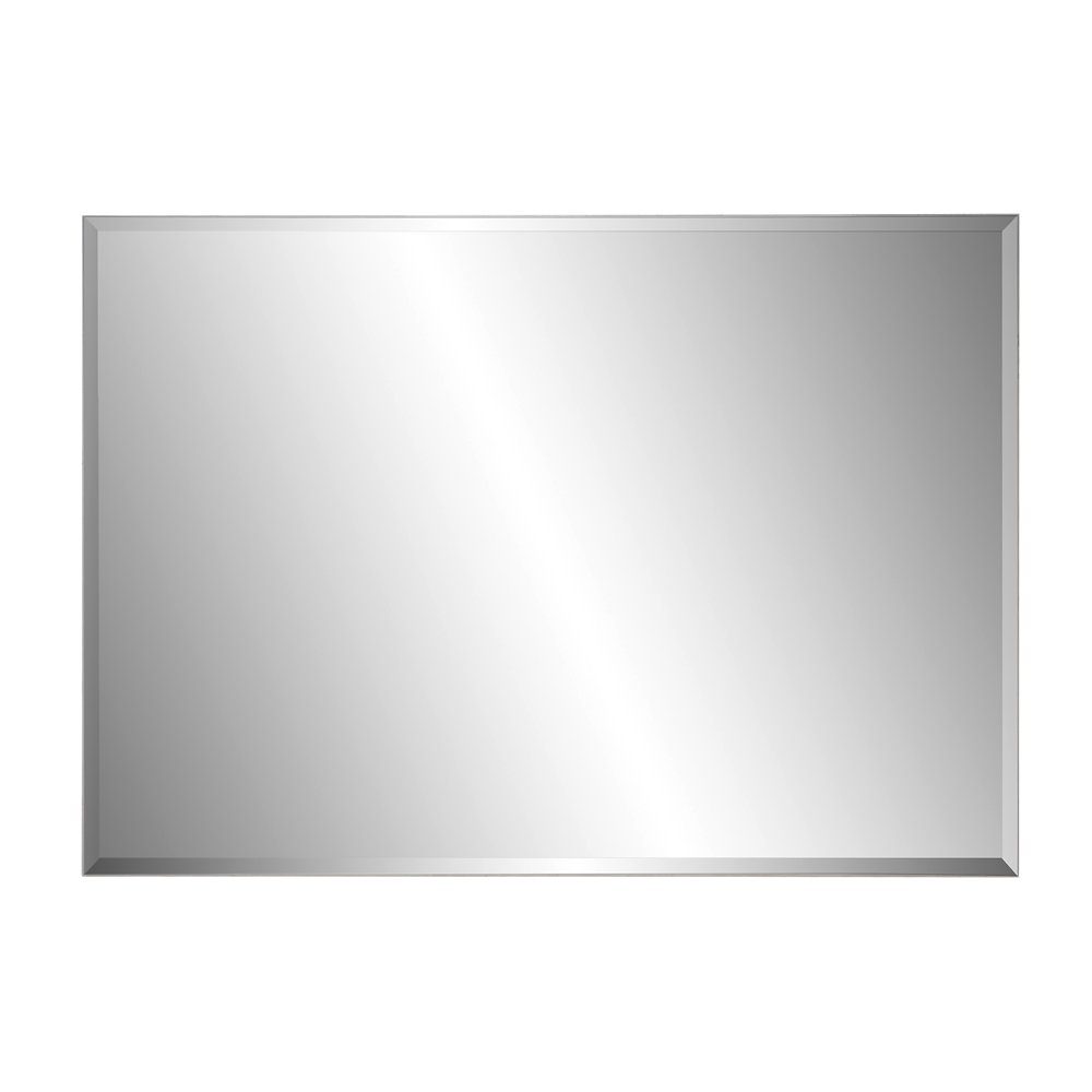 Lomadox Wandspiegel B/H/T: Garderobe für lackiert, matt Spiegel cm CERVERA-05, weiß ca. 85/60/2