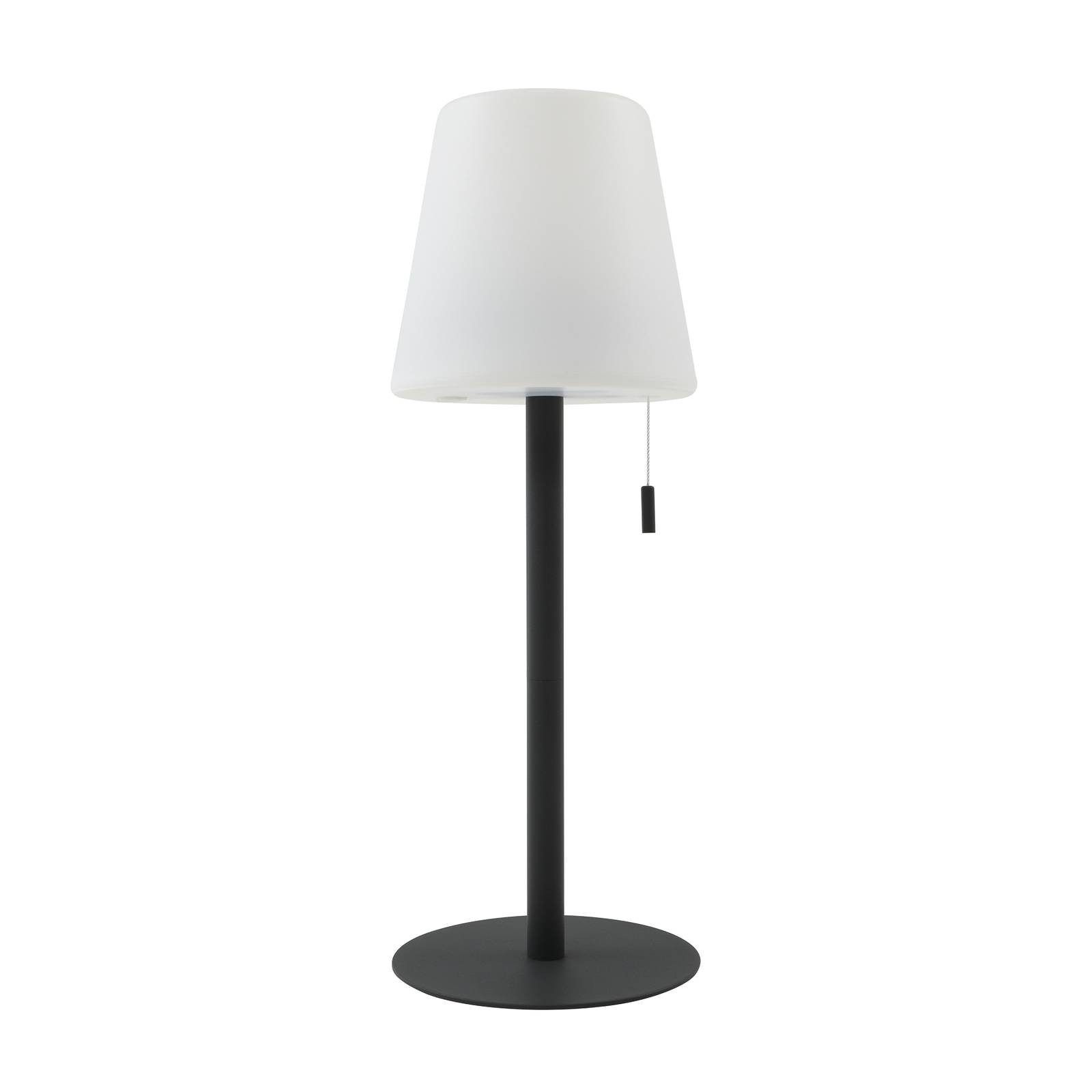 Lindby Außen-Tischleuchte Azalea, LED, Metall, Schwarz Farbwechsel warmweiß / tageslicht IP44, LED 5 W gesamt, Farbwechsel warmweiß / tageslicht