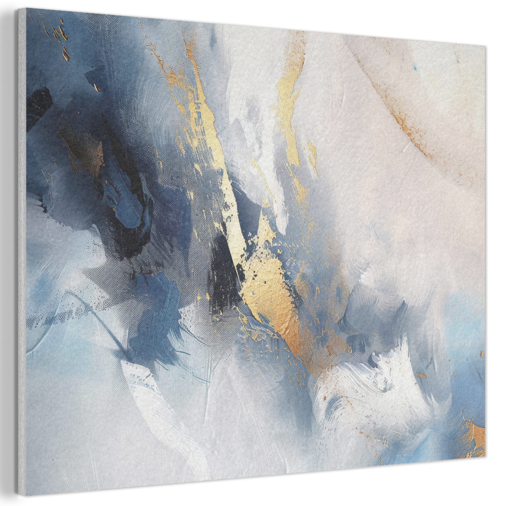MuchoWow Gemälde Blau - Modern - günstig online kaufen