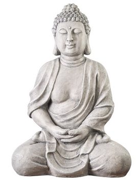 NEUSTEIN Buddhafigur »XXXL Großer Buddha 70 cm Steinoptik Garten Deko Figur Skulptur Feng Shui sitzend Steinfigur-Optik«