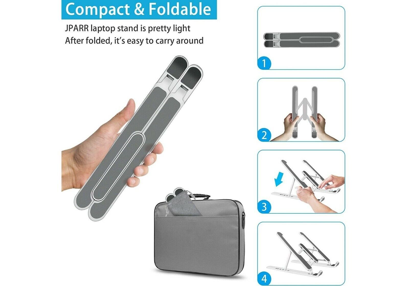 JPARR Laptoptisch Faltbarer Laptop-Ständer, 6 Winkel, Tablet-Ständer-Halter günstig online kaufen