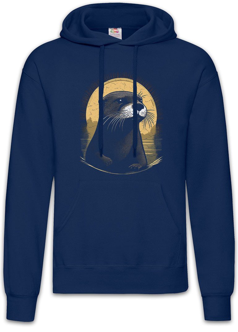 Hoodie Otter B Herren Hoodie Sweet Wildlife lontra Nutria Fischotter Seeotter
